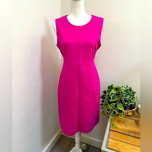Lands’ End Hot Pink Sleeveless Dress‎